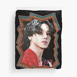 Jung Wooyoung ATEEZ Wooyoung Korean Kpop Retro Color Oil Paint Duvet