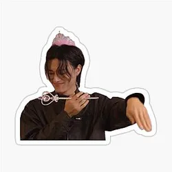 Ateez wooyoung babygirl kpop sticker