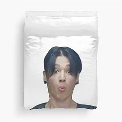 Surprised Wooyoung Duvet Cover