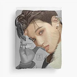 ATEEZ Wooyoung Duvet Cover