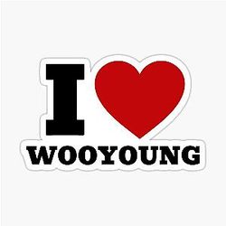 I Love Wooyoung Sticker