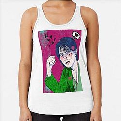 Drawn Woozi Racerback Tank Top