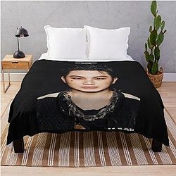 Woozi Seventeen Throw Blanket