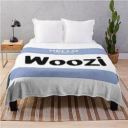 My Bias is Woozi Throw Blanket