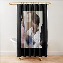 Seventeen Woozi Scream Shower Curtain