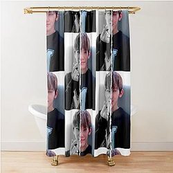 SEVENTEEN Woozi Shower Curtain