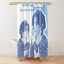 Woozi Seventeen Shower Curtain