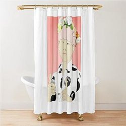 Flower Boy Shower Curtain