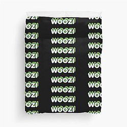 Green Layer Woozi Name Label (Black) Duvet Cover