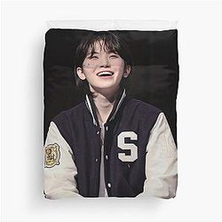 Seventeen Woozi Duvet Cover
