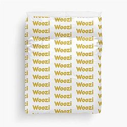 Golden Balloon Foil Woozi Label Duvet Cover