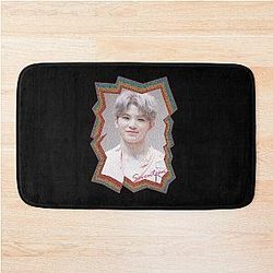 Lee Jihoon Seventeen Woozi Korean Kpop Retro Color Oil Paint Design Bath Mat