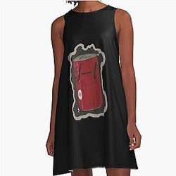 Woozi This is Red Classic A-Line Dress