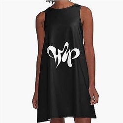 Hoshi X Woozi KPop HD Logo A-Line Dress