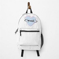 SEVENTEEN's Woozi K-Pop Scrapbook Design Blue Carat Backpack