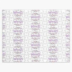 Purple Flower Jigsaw Puzzle Label Woozi