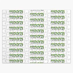 Green Woozi Jigsaw Puzzle Label
