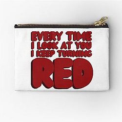 Woozi Ruby Zipper Pouch