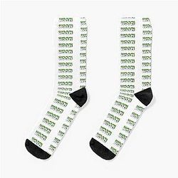 Green Layers Woozi Name Label Socks