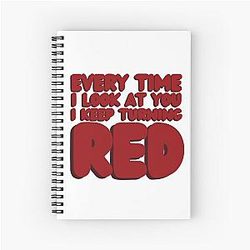 Woozi Ruby Spiral Notebook