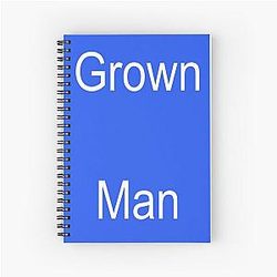 SEVENTEEN Woozi - Grown Man Spiral Notebook