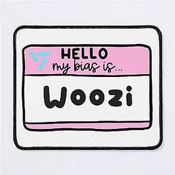 Hello, My Bias is Woozi Mouse Pad