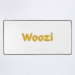 Golden Balloon Desk Mat Label Name Foil Woozi