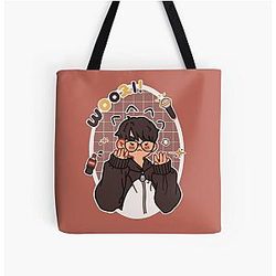 WOOZI All Over Print Tote Bag