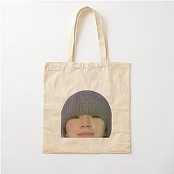 WOOZI Meme Cotton Tote Bag