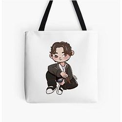 Seventeen Woozi Inspired Chibi Tote Bag