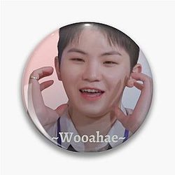 Seventeen Woozi's Famous Wooahae Pin