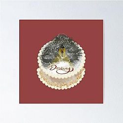 Woozi Solo Cake Destiny background Poster