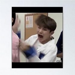 Seventeen Woozi Meme Poster