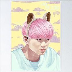 Clouds Woozi Poster