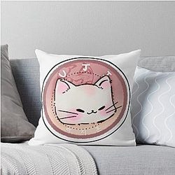Cute Cat Throw Pillow