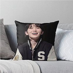 Seventeen Woozi Throw Pillow