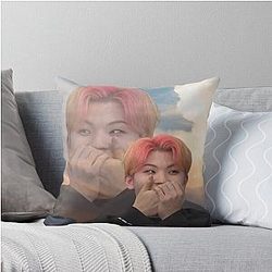 WOOZI MEME Throw Pillow