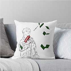 Seventeen Cash Money Woozi Throw Pillow