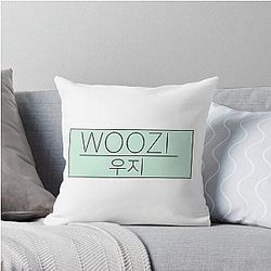Woozi Throw Pillow
