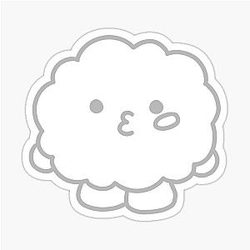 Miniteen Standing Sticker