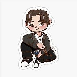 Seventeen Woozi Chibi Sticker