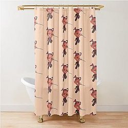 Wyll Baldur's Gate 3 Chibi Sticker and T-Shirt Shower Curtain