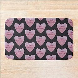 Wyll Approves Valentine's Heart Candy Bath Mat