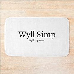 Wyll Simp - Wyll Approves Baldur's Gate 3 Companion Bathroom Mat