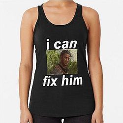 FOR DARK BACKGROUND Wyll I can fix him Racerback Tank Top