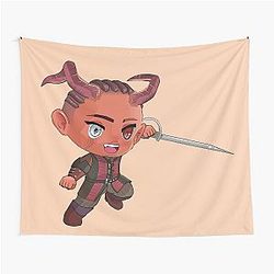 Wyll Baldur's Gate 3 Chibi Sticker T-Shirt Tapestry