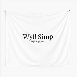 Wyll Simp - Wyll Approves Baldur's Gate 3 Companion Tapestry