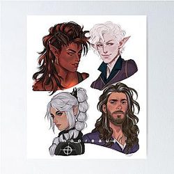 Baldur's Gate Wyll Poster