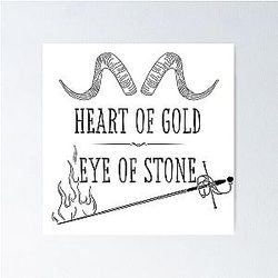 Wyll Ravengard "Heart of Gold, Eye of Stone" Poster