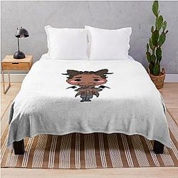 Mass Effect: Chibi Wyll Throw Blanket